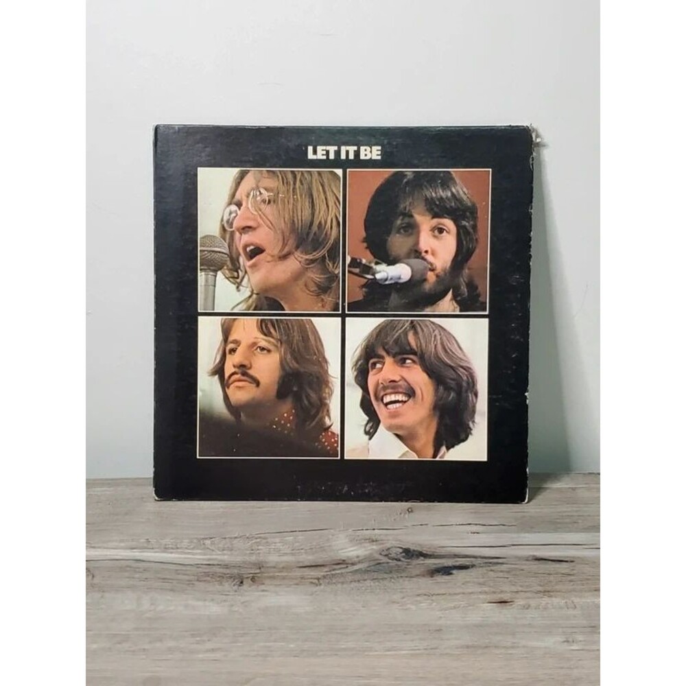 The Beatles – Let It Be Vinyl LP (Original 1970 US 1st Pressing, Red Apple Label